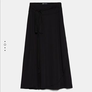 Zara midi wrap skirt